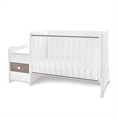 Letto MAXI PLUS NEW white+coffee /Letto per bambini+mobiletto multifunzionale/